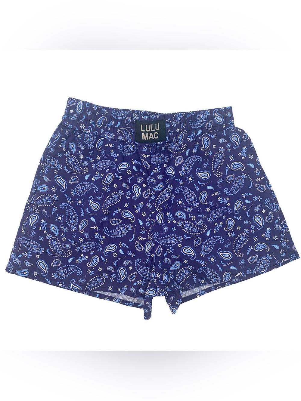 Lulu Mac Kids Blue Bandana Boxer Shorts